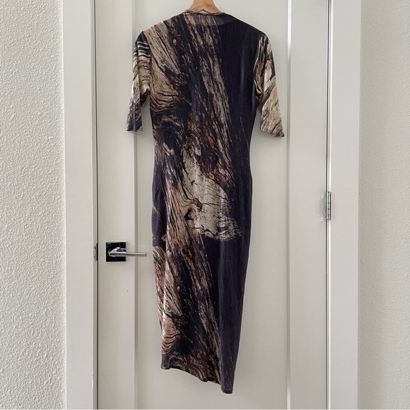 HELMUT LANG Drift Drape Dress Size M - Picture 4 of 10